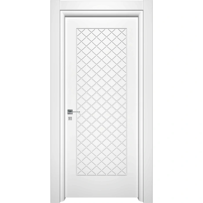 White Lacquered Door Model 0301: 203x87cm - Kahruman